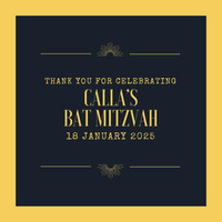 Calla's Bat Mitzvah Jan. 18, 2025